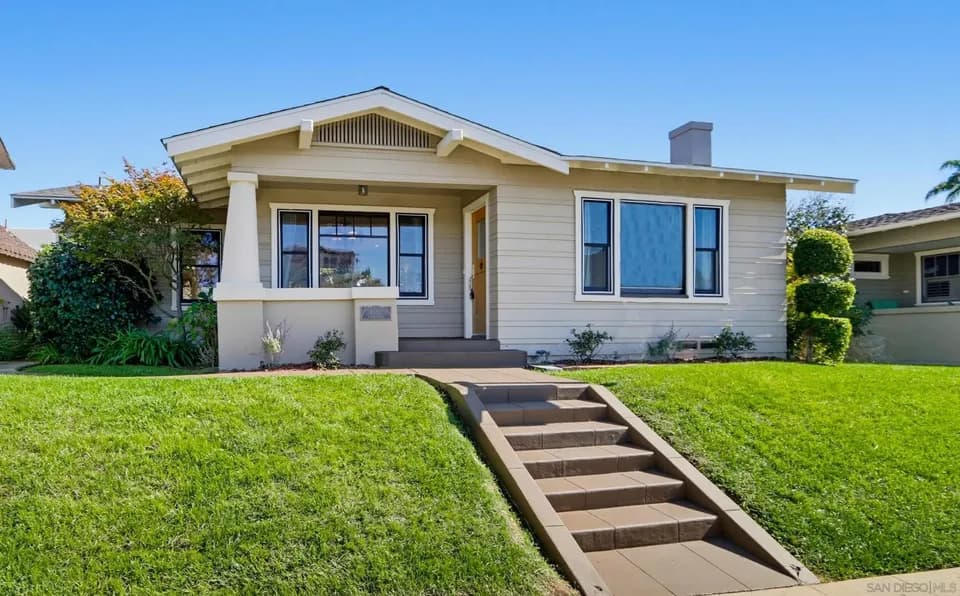 3 Bed 2 Bath Classic Historic Era Home in San Diego, CA